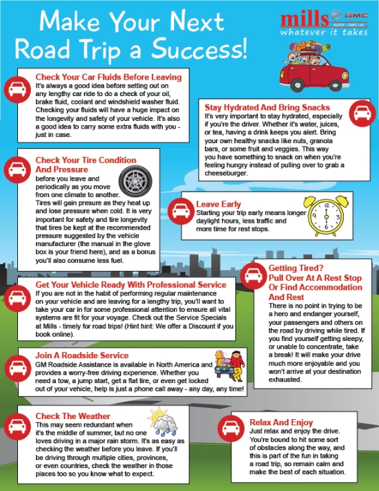 How To Make Your Next Road Trip A Success - Infographic